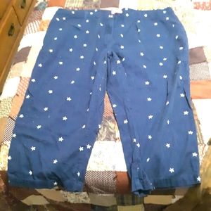 Blue capris